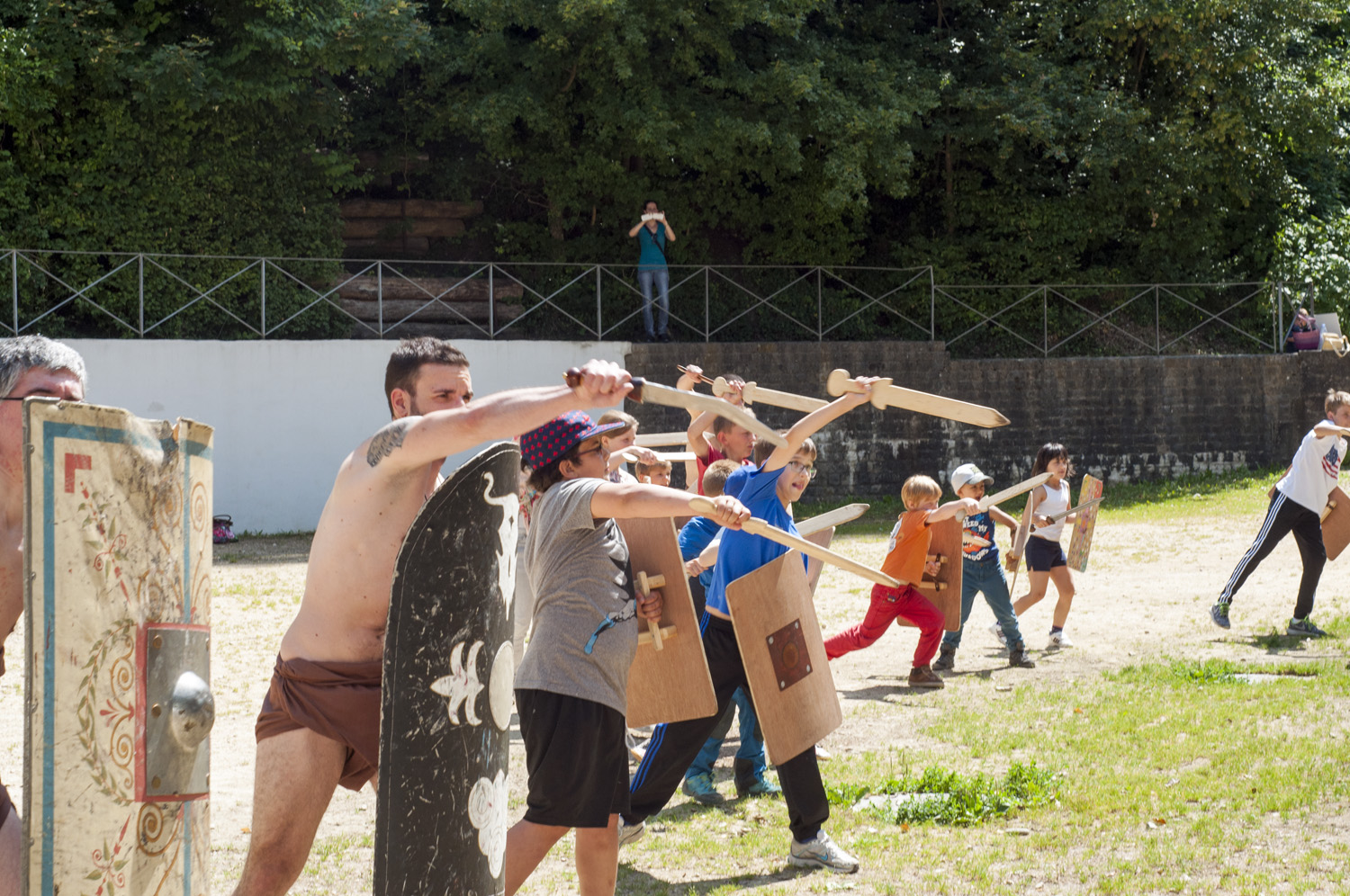 Combat school for gladiators