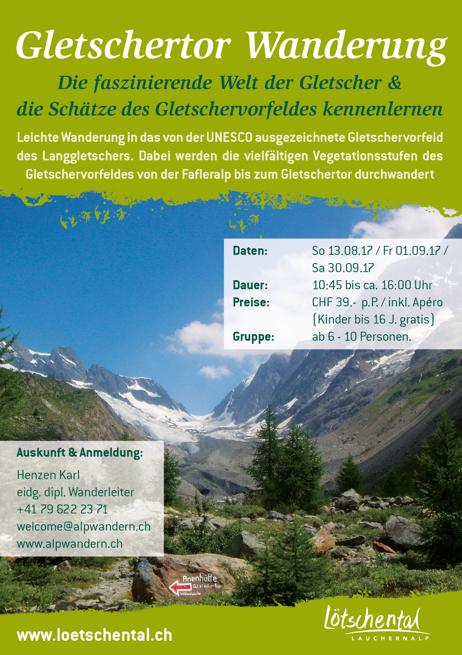 Gletschertor Wanderung