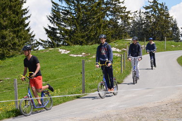 Trottiplausch hoch über dem Walensee - 1